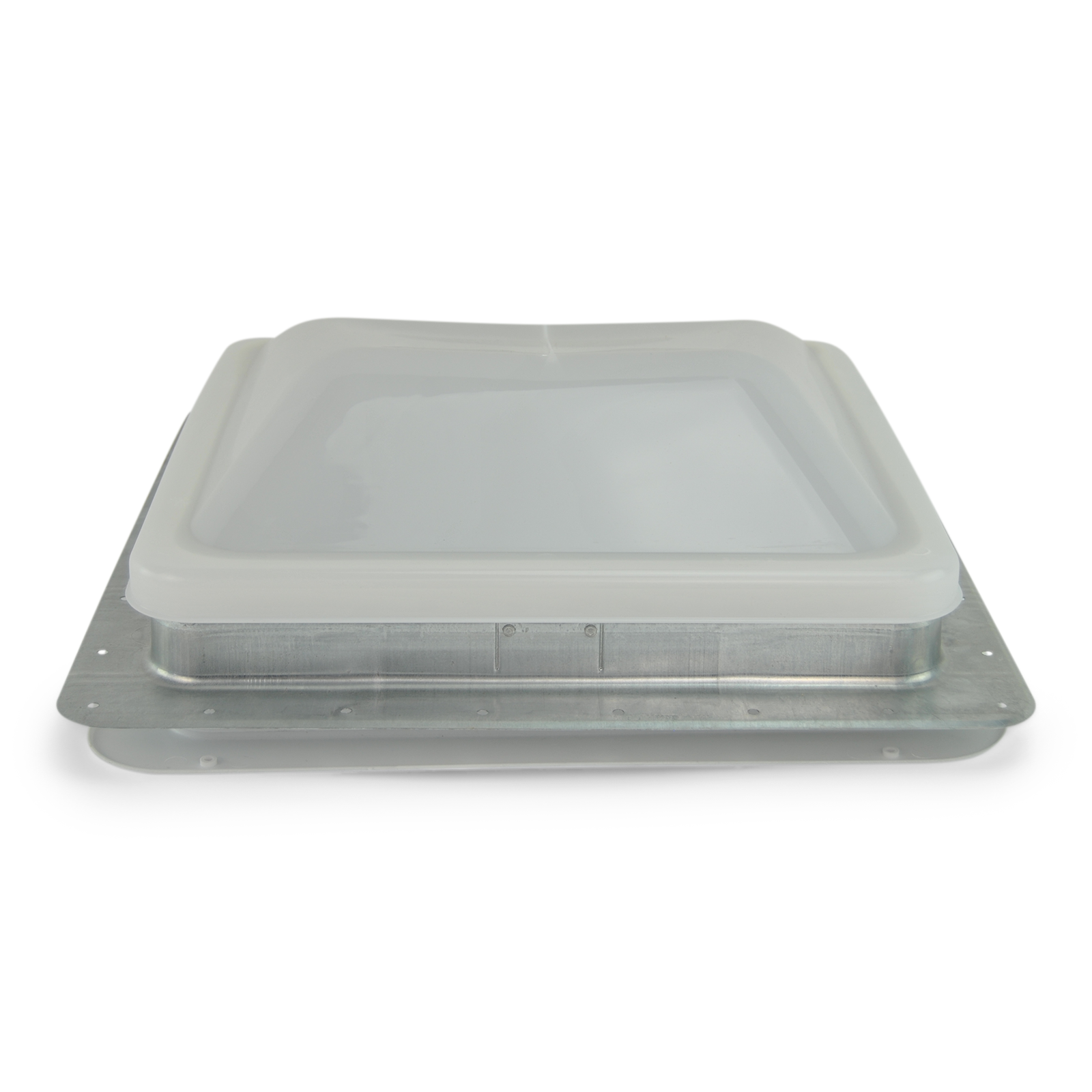 14" Enclosed Trailer Roof Vent and Crank White Color Fits Most Trailers