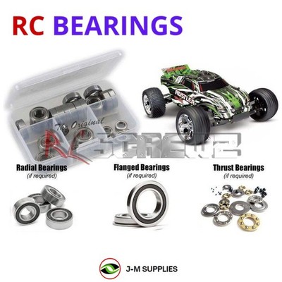 RCScrewZ Rubber Shielded Bearings tra117r for Traxxas Rustler XL-5 37054-8 | SET