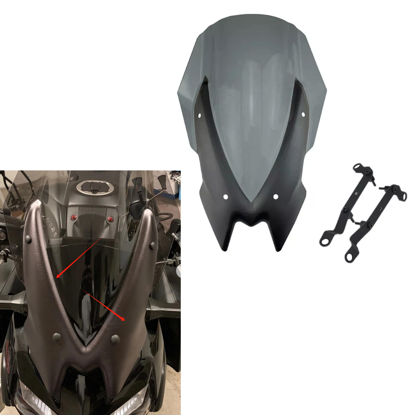 For KAWASAKI Z900/Z650 2021-2024 Motorcycle Fairing Windshie