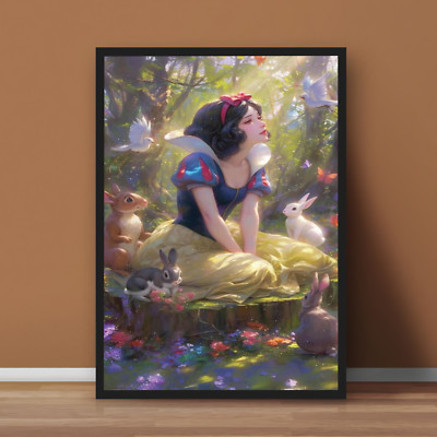 Snow White Anime girl Poster Print - No Frame