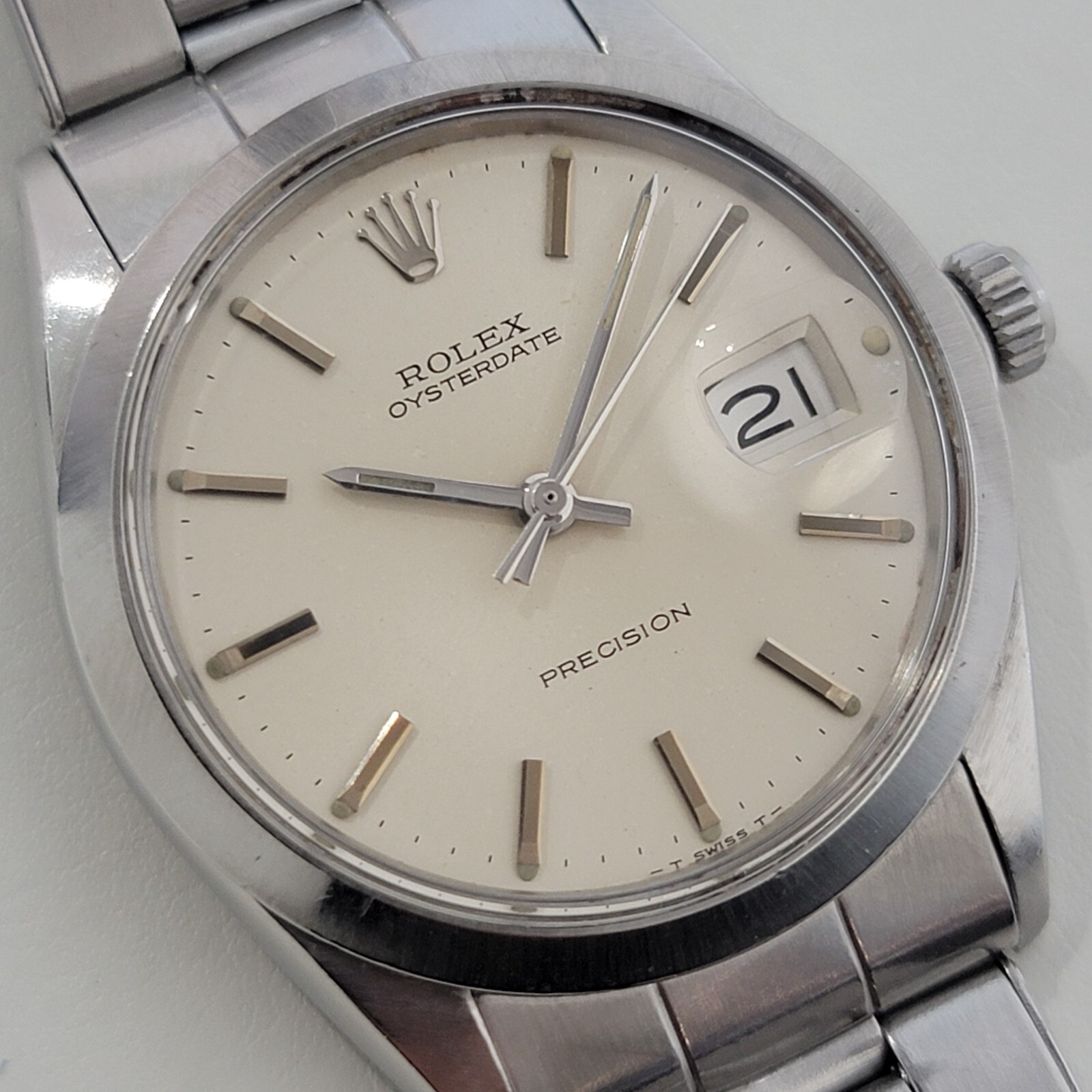 桜❀　0605 Authentic RARE Rolex 6694 Oyster Date Precision Men's Steel