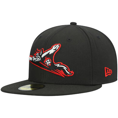 Men's New Era Black Richmond Flying Squirrels Authentic Collection Team Home