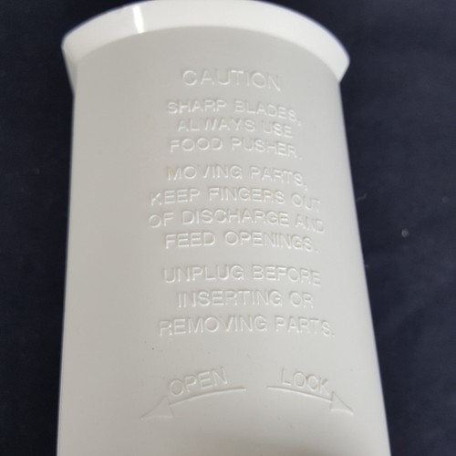 Presto Salad Shooter 0291001 Replacement Part Food Chamber Feed Tube