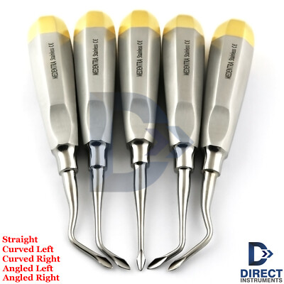 MEDENTRA Dental Elevators Tooth Extraction Luxating Root Tip Implant Surgical CE