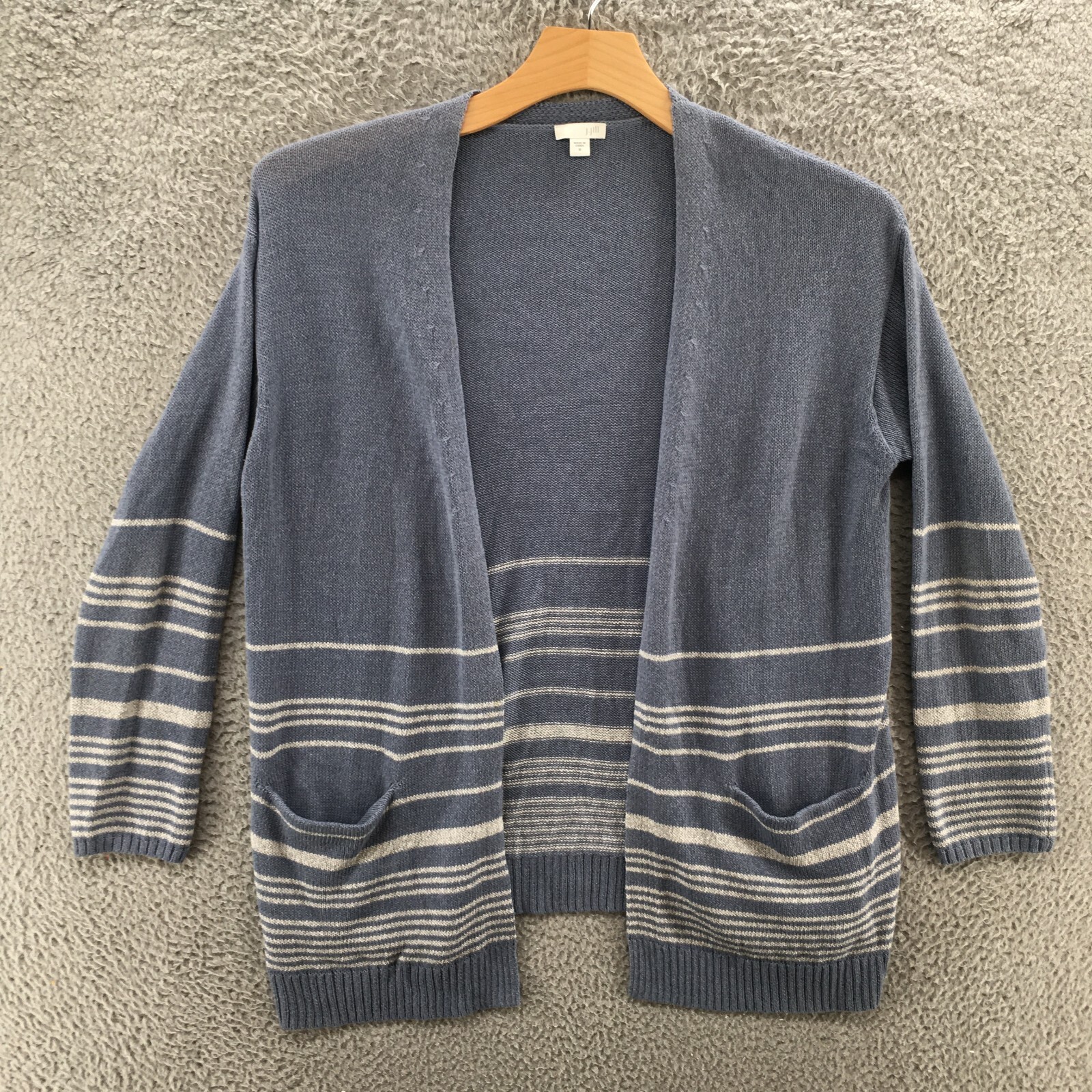 トップス JJ house OJ OPEN FRONT SWEATER SHIRTS 20241223_173blue.jpg?v=1743221187