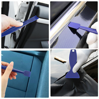 13PCS Car Window Tint Wrap Film Vinyl Cutting Gloves Squeegee Scraper Tools Kit