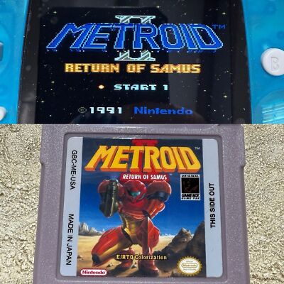 🔥 Metroid II Return To Samus Nintendo Game Boy Color GBA TESTED
