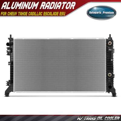 Radiator w/ Trans Oil Cooler for Chevy Tahoe Cadillac Escalade ESV GMC Yukon XL