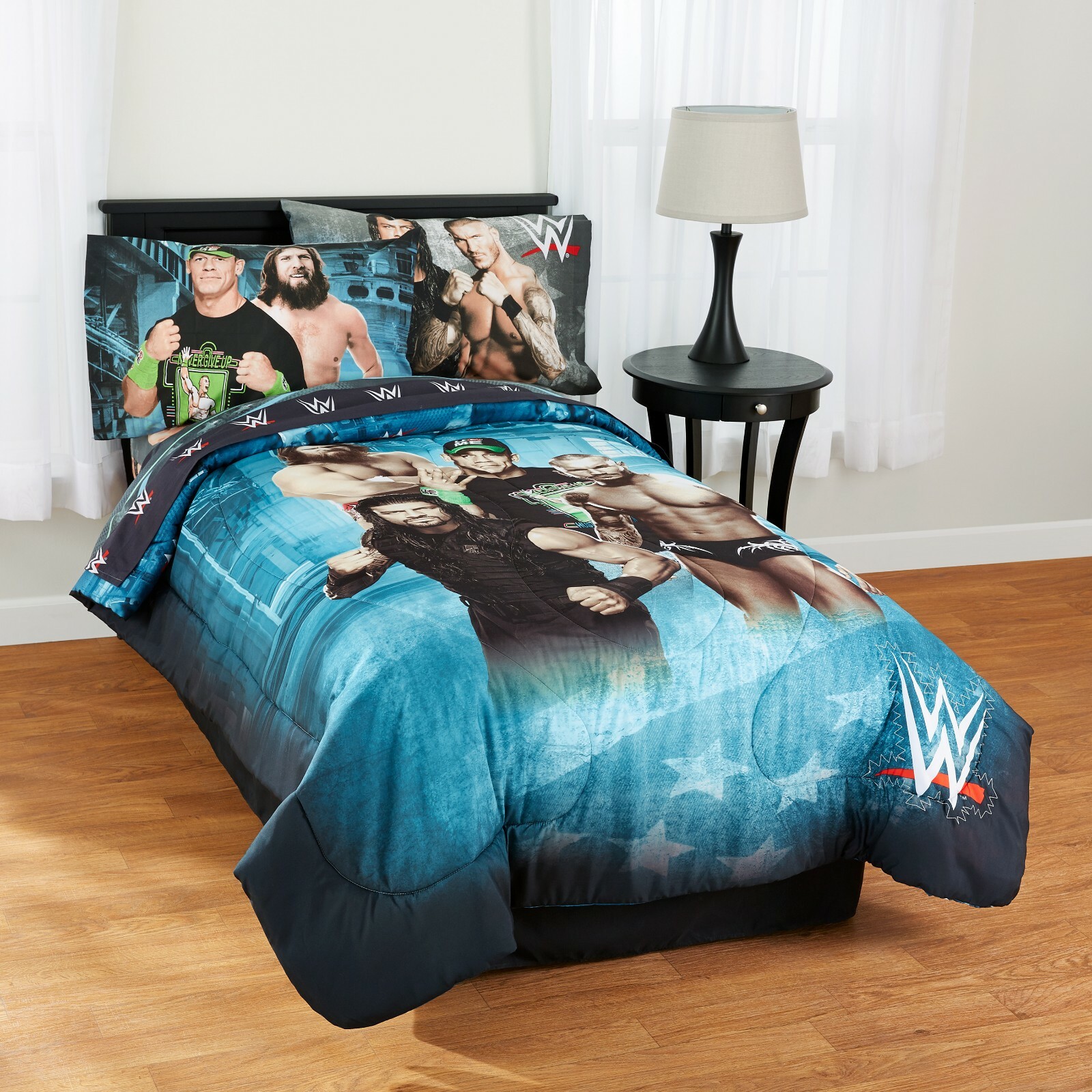 All Size Wwe Comforter Sheet Set Bedding Bed In A Bag Boys Sheets Wrestling