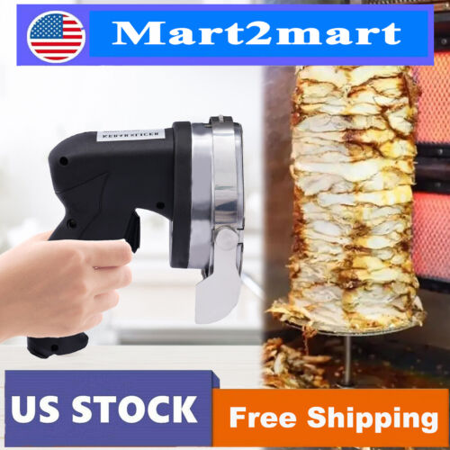 Hand-Held Electric Kebab Slicer Shawarma Doner Meat Cutter Machine Gyro Blade
