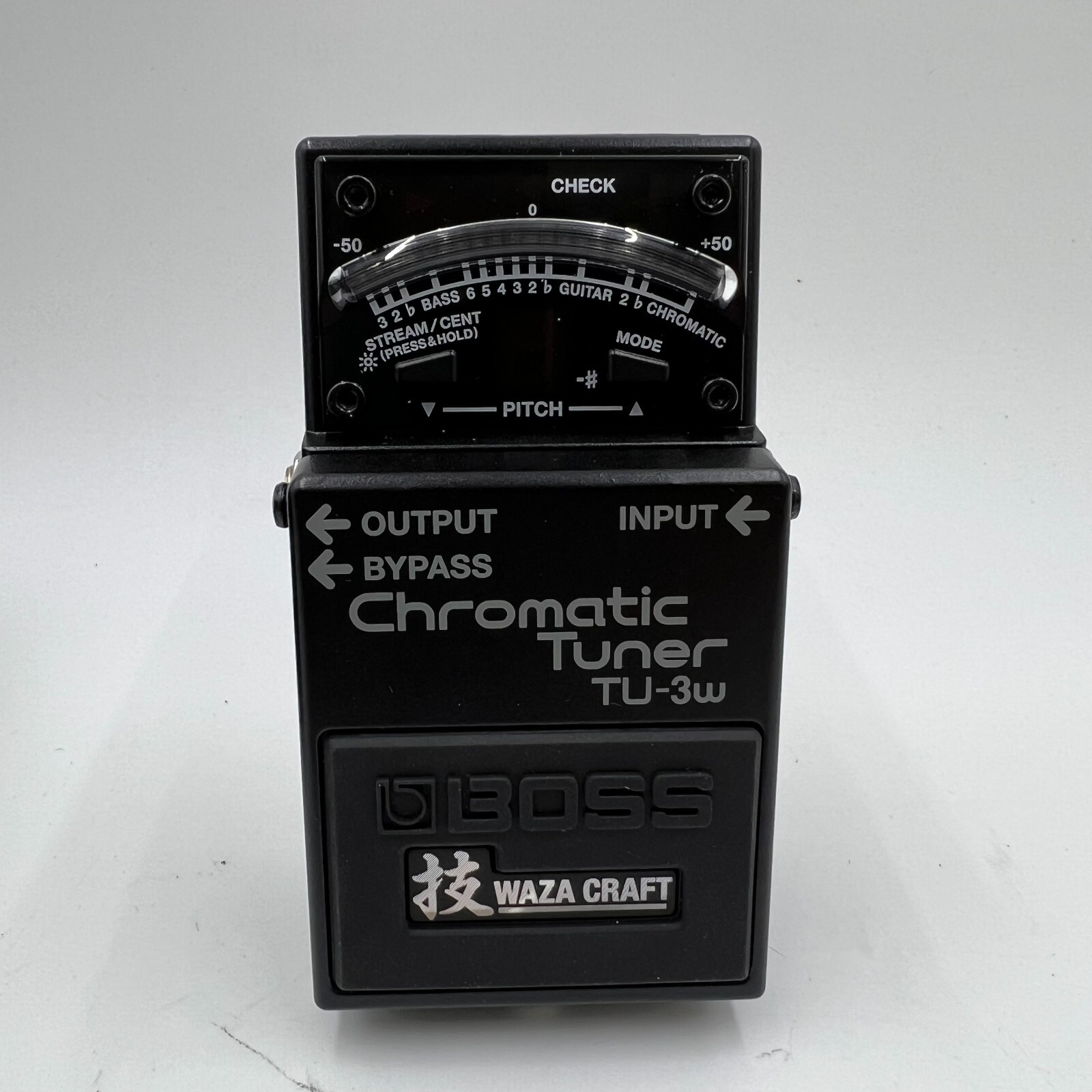【新品未使用】BOSS TU-3w Chromatic tuner Amazon.com: Boss TU-3W Waza Craft Chromatic Tuner with