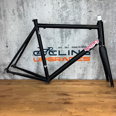2018 Spooky Mullholland 58cm Rim Brake Alloy Frameset 700c + Enve Fork