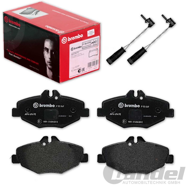 Brembo BremsbelÃGe + Warnkontakte Hinten FÃ¼R Mercedes W639 Viano Vito Mixto