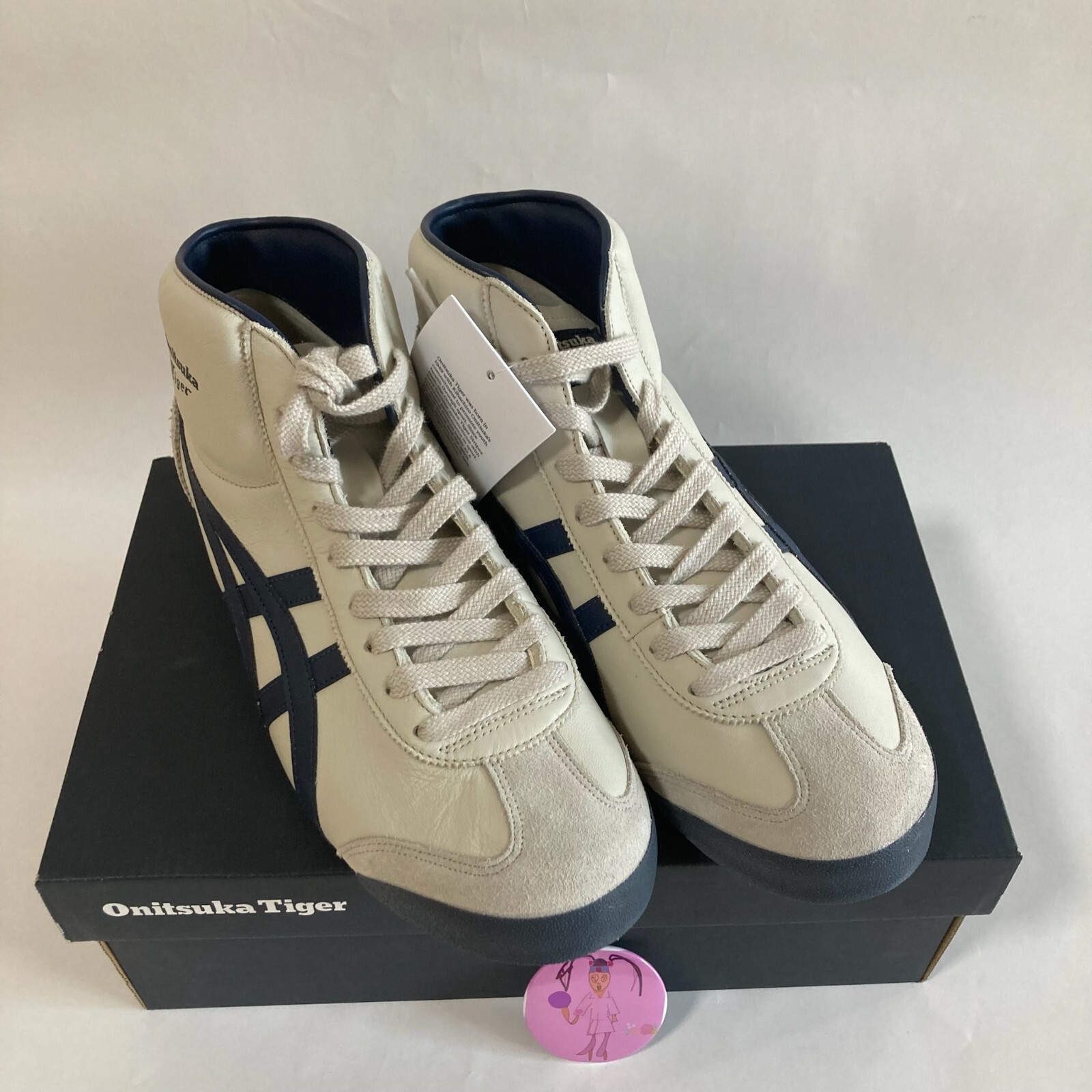 Onitsuka Tiger MEXICO Mid Runner Sneaker Unisex 1183B577.200 BIRCH/INDIAN INK Onitsuka Tiger MEXICO Mid Runner Sneaker Unisex 1183B577.200 BIRCH/INDIAN INK