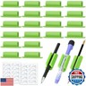 BOBOKA 20Pcs Pencil Holder for Desk, Adhesive Pen Holder for Classroom Clipboard Attachment, Silicone Pencil Holder and Marker Holder for School Office Desk Accessories, Teacher Supplies