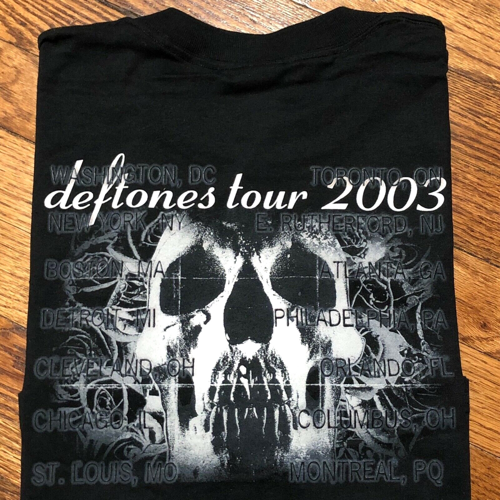 2003 nos deftones T-Shirt vintage nu metal rock y2k L