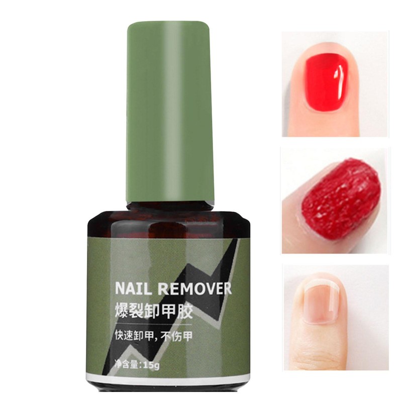 Burst Magic Remover Quickly Removes Gel Soak Off Manicure Nail Polish Cleaner