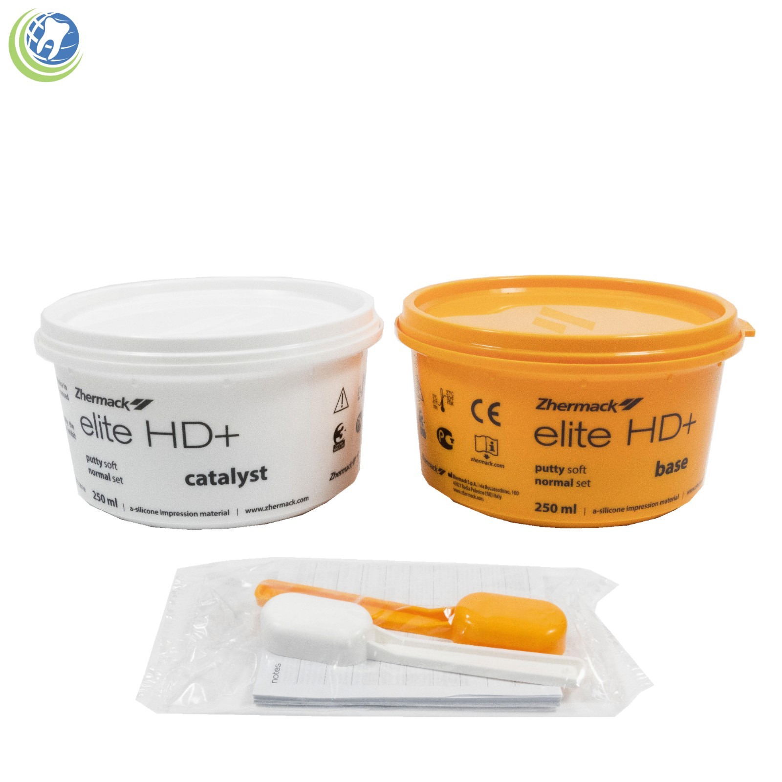 DENTAL IMPRESSION SILICONE PUTTY ELITE HD+ SOFT NORMAL SET 500ML