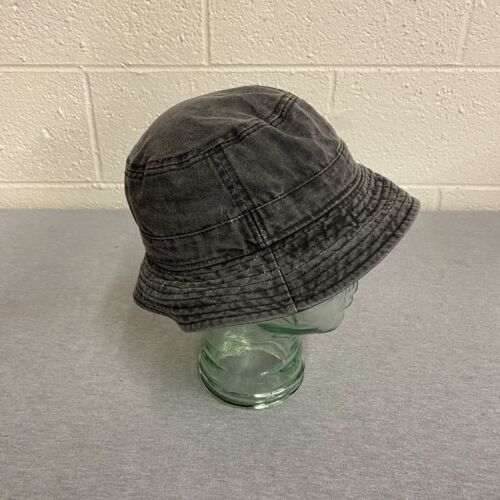 ::Urban Outfitters Black Stonewash Bucket Hat