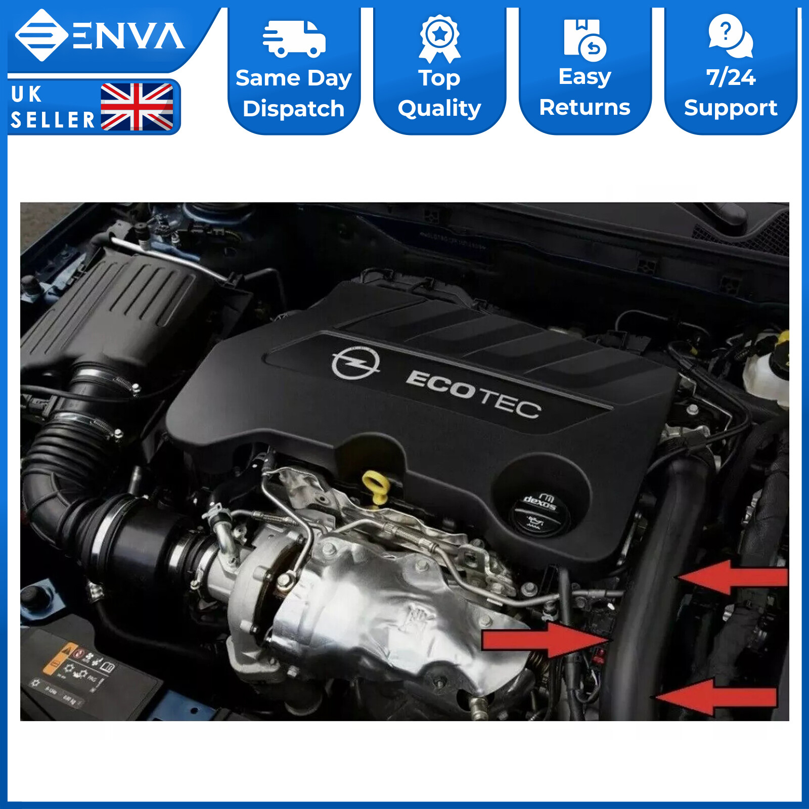 Intercooler Turbo Hose Pipe For Vauxhall Opel Insignia 2.0 CDTI 13419442 1302288