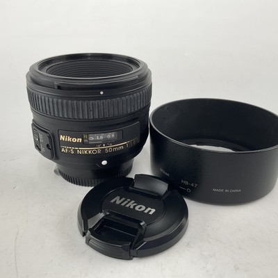 Nikon AF-S Nikkor 50mm f1.8 G Lens Used Good