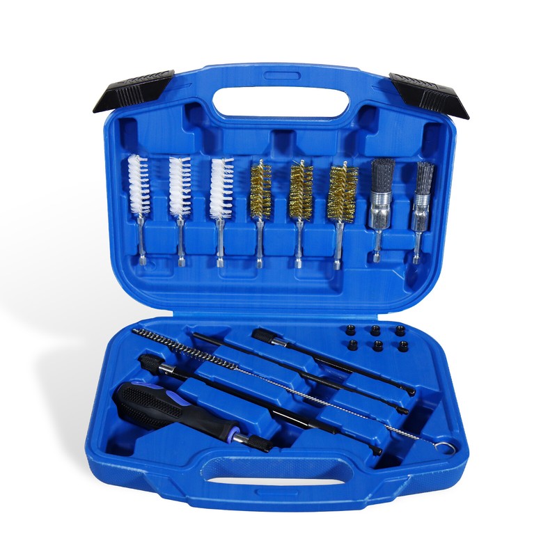 Injektorsitz- Und Schacht-Reinigungs-Satz 14/19tlg Injektor Reinigungsset