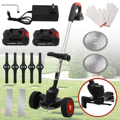 Electric Brush Cutter Lawn Edger Grass String Trimmer