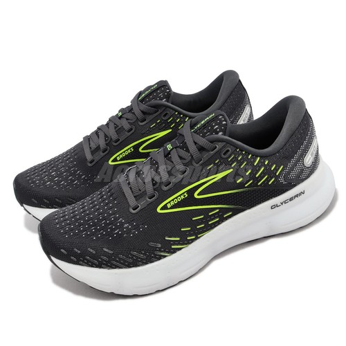 

Женские кроссовки Brooks Glycerin 20 Grey Volt White 1203691B-047, Черный, Glycerin 20