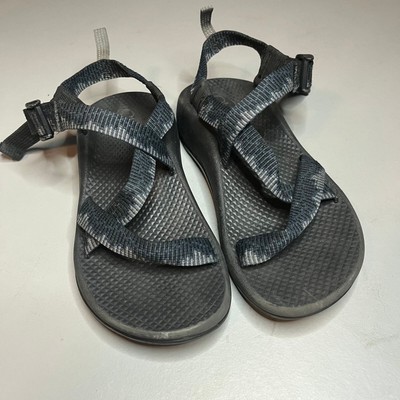 Chaco Water Sandals Youth Unisex Size 4 Black Gray  EcoThread Hiking