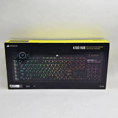 New Corsair K100 RGB Cherry MX Mechanical Gaming Keyboard K100