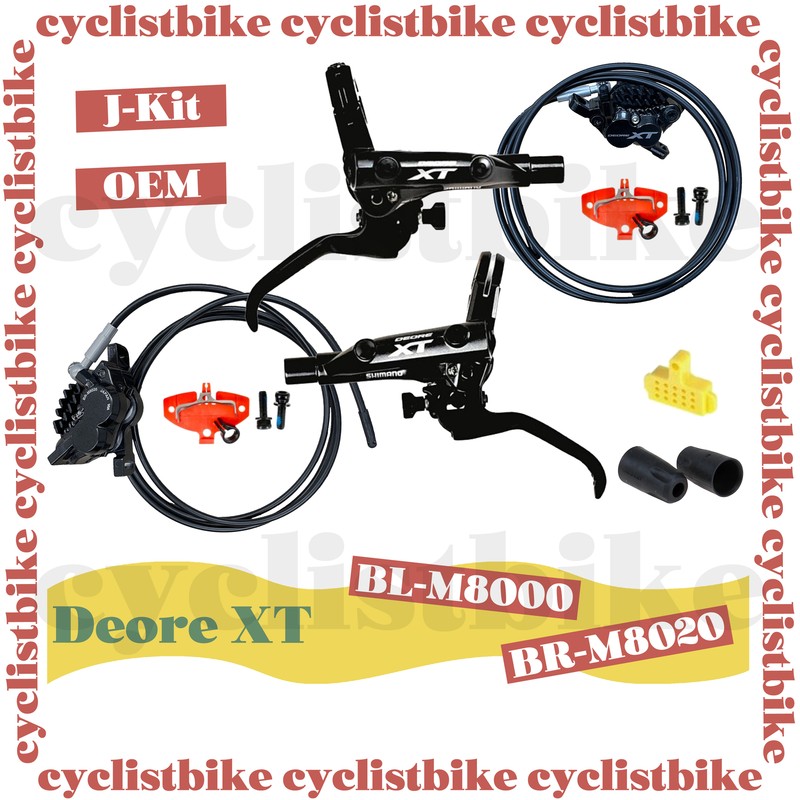 Shimano Deore XT BR-M8020+BL-M8000 Disc BrakeSet 1000 mm/170