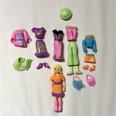 polly pocket plushious fashions accessories 24 pieces 2004 mattel sealed nos 235250429962