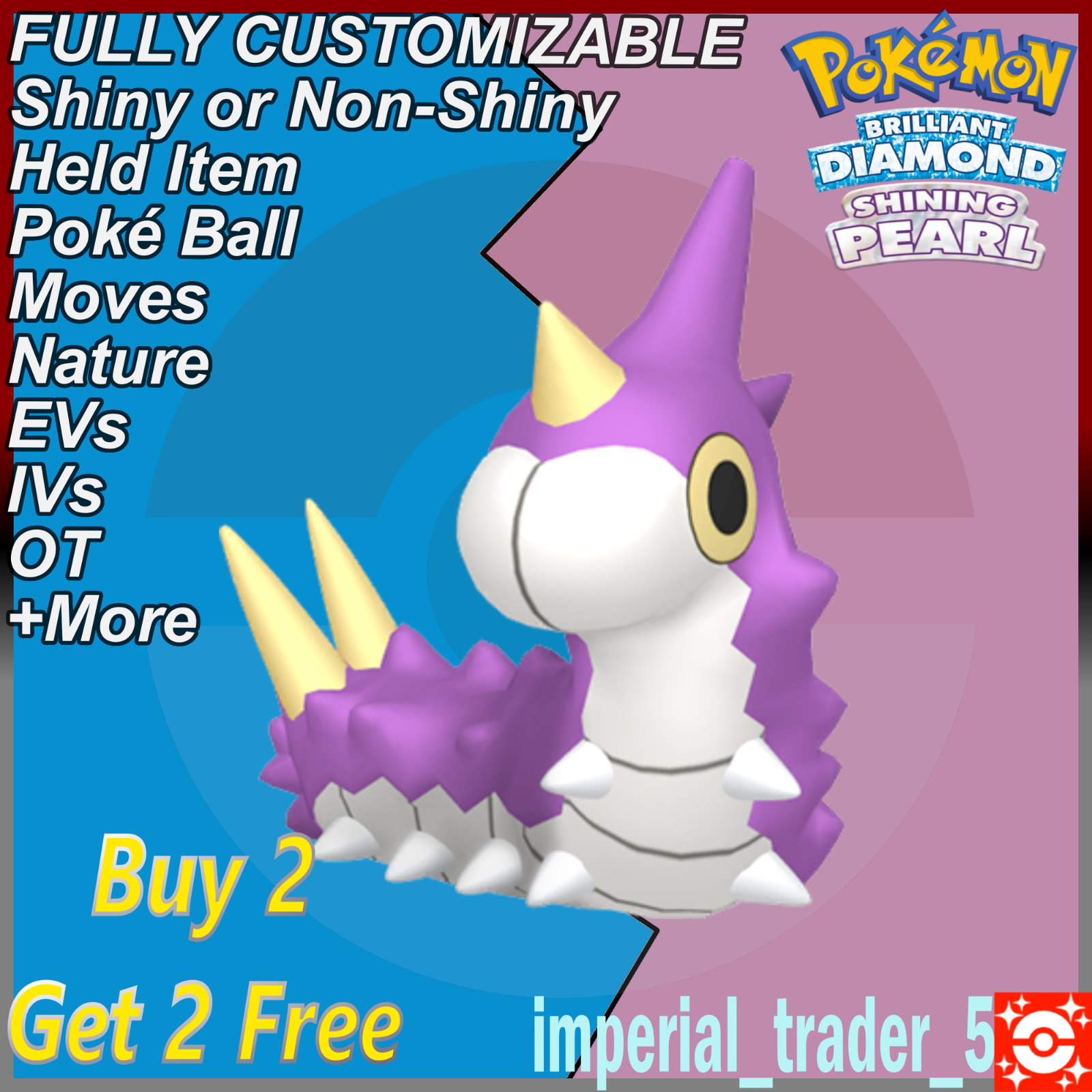 wurmple pokemon card Pokemon Brilliant Diamond & Shining Pearl ✨ Shiny Wurmple ✨ 6IV  Customizable