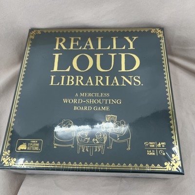 Really Loud Librarians Board Game Party Word Shouting Game By Exploding Kittens