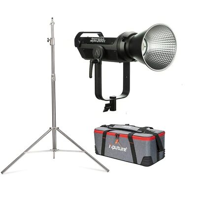 Aputure LS 300X V-Mount 2700-6500K Bi-Color LED Video Light + 2.8M Light Stand