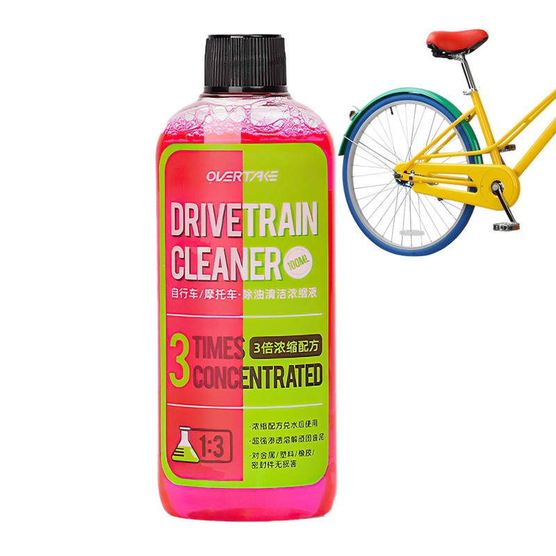 100ml Drivetrain Cleaner Bike Chain Cleaner Portable Bike De