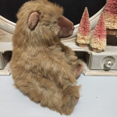 VTG Animal Fair Brown Teddy Bear 12” Stuffed Plush Toy Sitting Korea Made #7517C