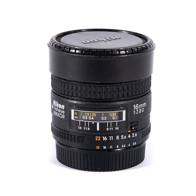 Nikon Nikkor 16mm Fisheye f/2.8 D AF Lens F Mount