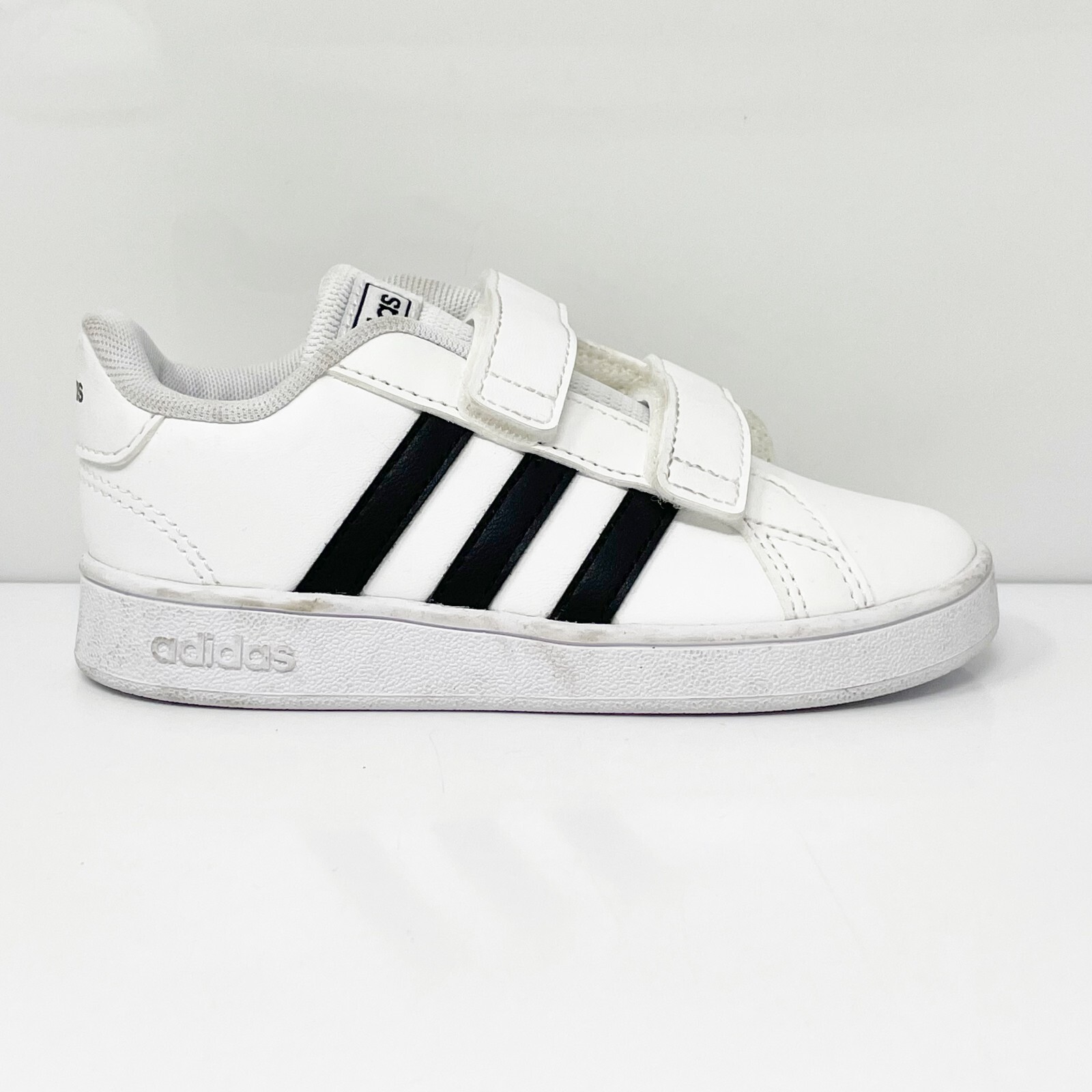 

Adidas Boys Grand Court EF0118 Белая повседневная обувь Кроссовки Размер 9K, Белый, Grand Court