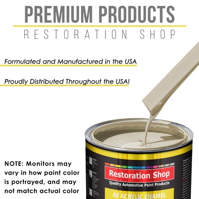 Restoration Shop Olympic White Acrylic Enamel Quart Kit, Auto Paint