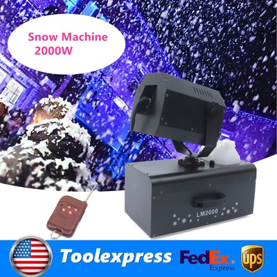 Artificial Snowflake Maker Stage Snow Effect Machine for Ceremony Party 2000 W