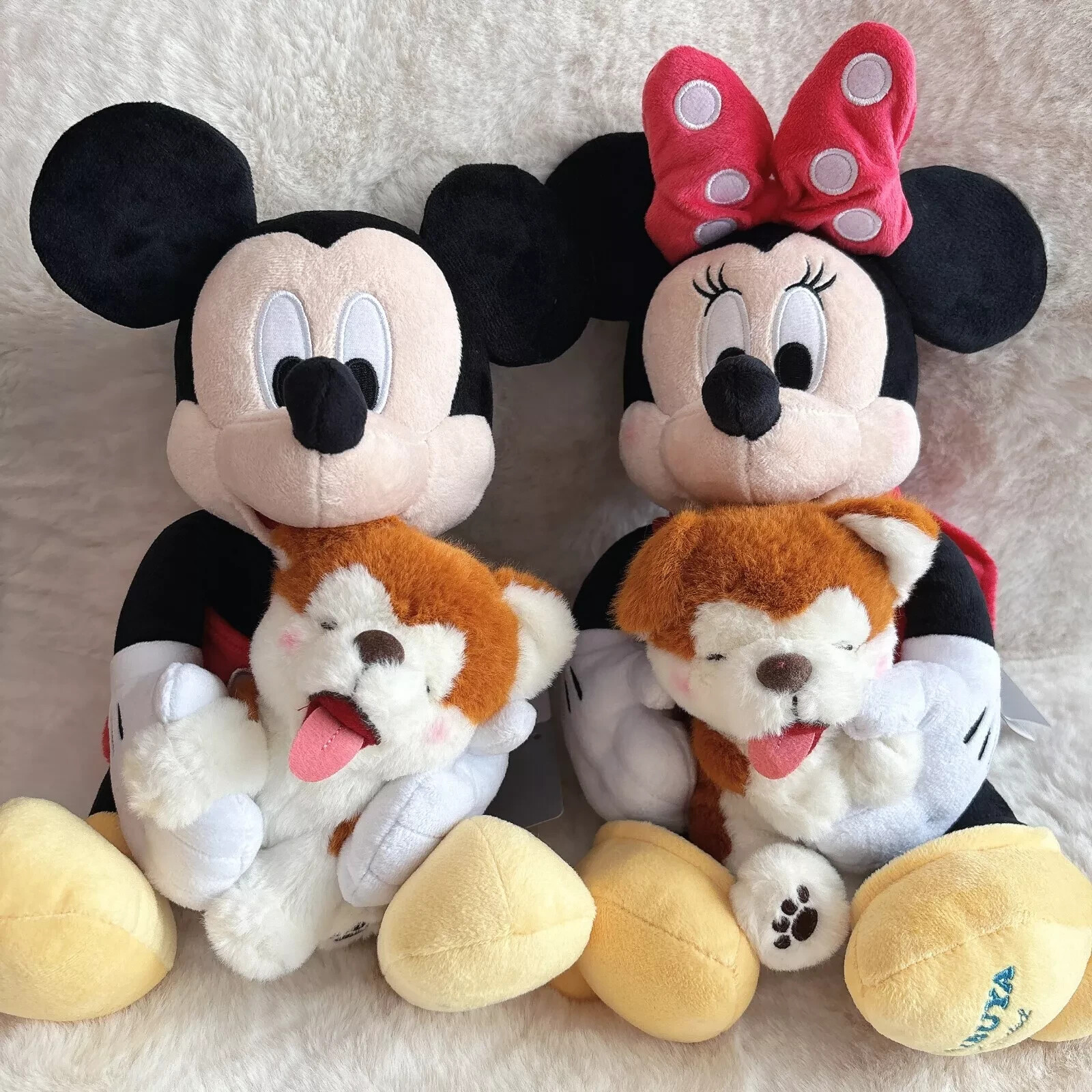 Japan Tokyo Disney Shibuya Store Limited Mickey & Minnie Plush Toy