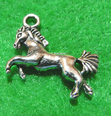 10Pcs. Tibetan Silver 3D HORSE Charms Pendants Earring Drops Findings HR18