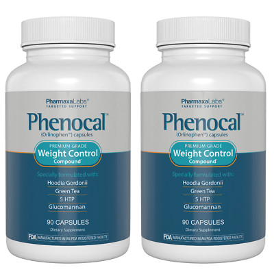 Phenocal Weight Loss Supplement 2-Pack - Natural Metabolism & Energy Boost