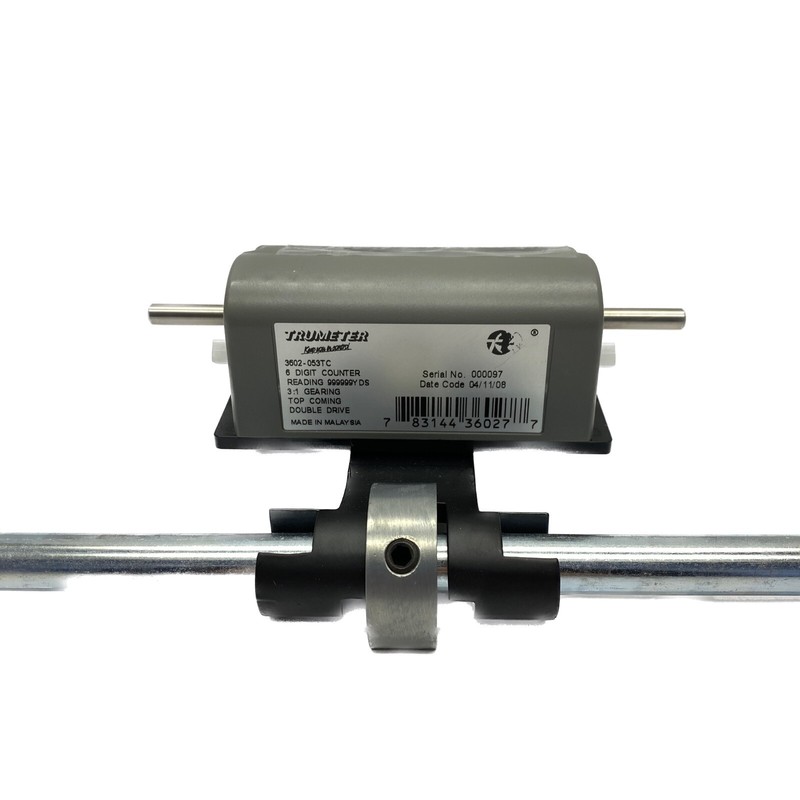 NIB Trumeter 3:1 Gearing Double Drive 6-Digit Length Counter in Yards 3602-053TC