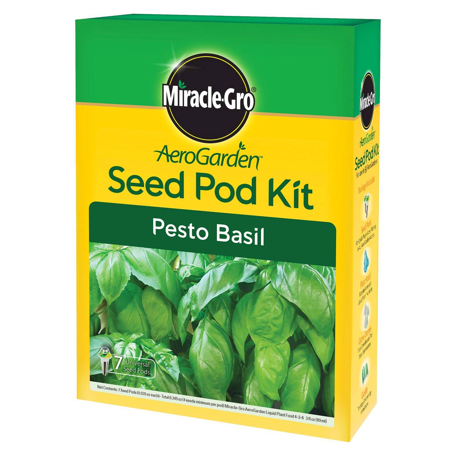 Miracle-Gro AeroGarden Pesto Basil Seed Pod Kit 6-Pod