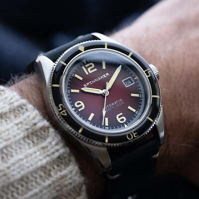 Pre-owned Spinnaker Fleuss Stainless Steel 43mm Japanese Automatic Wristwatch