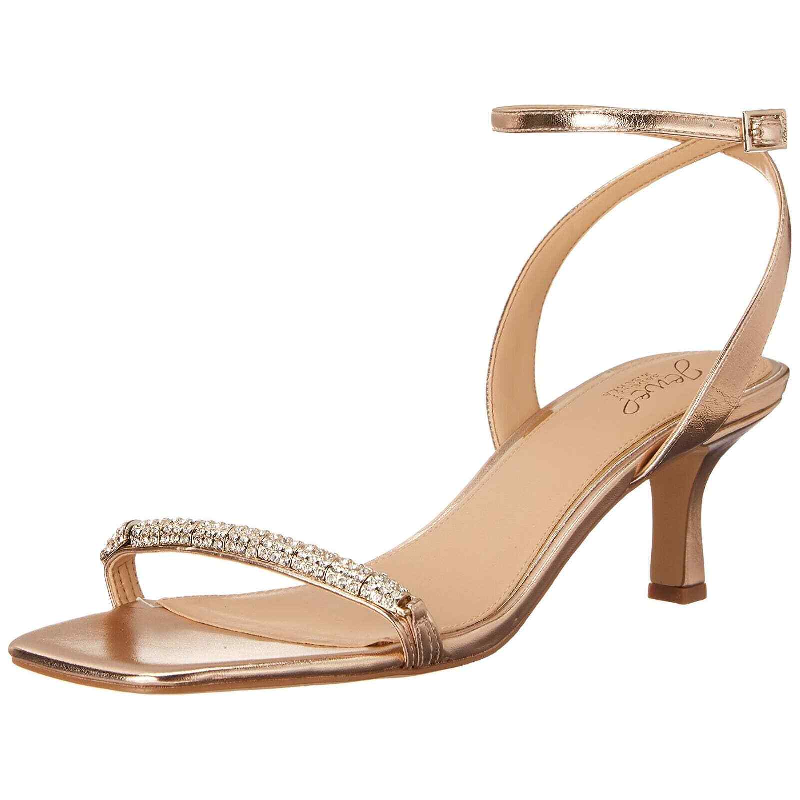 

Женские туфли на каблуке Jewel Badgley Mischka Charisma 37 евро, США 7, Бежевый