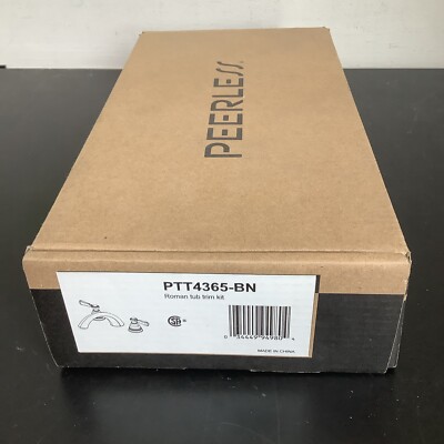Peerless Roman Tub Trim 2-Handle Deck Kit. Brushed Nickel. PTT4365-BN. M11