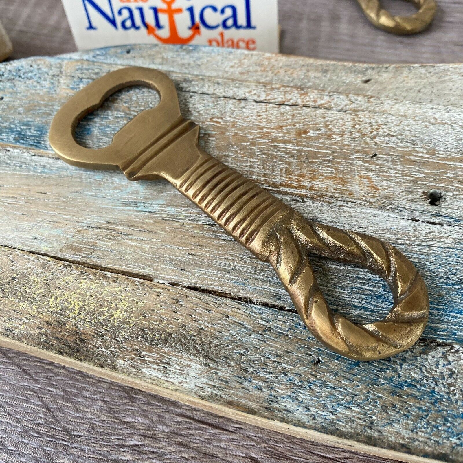 Solid Brass Nautical Fishing Rope Knot Letter Opener Solid Brass Nautical Fishing Rope Knot Letter Opener
